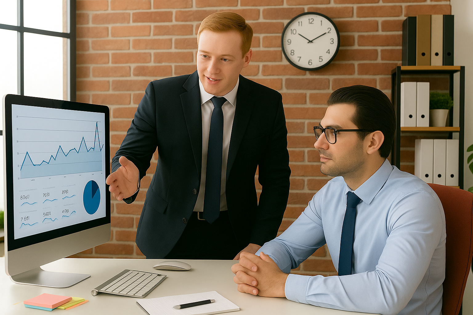 showing work results